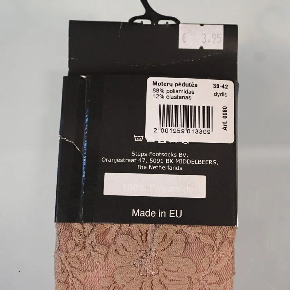 Classic Steps Women Fashion Invisible Footsocks EU Sz 39 -42